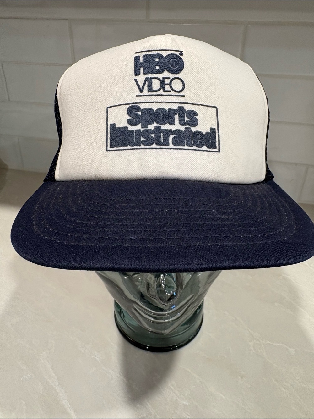 HBO Video x Sports Illustrated White & Navy Trucker Hat